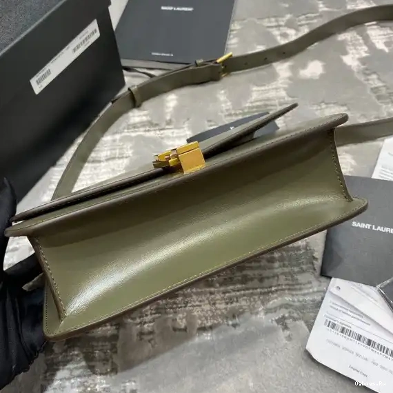 SATCHEL LOULOU YSL LEATHER IN CARRE SMOOTH 0620